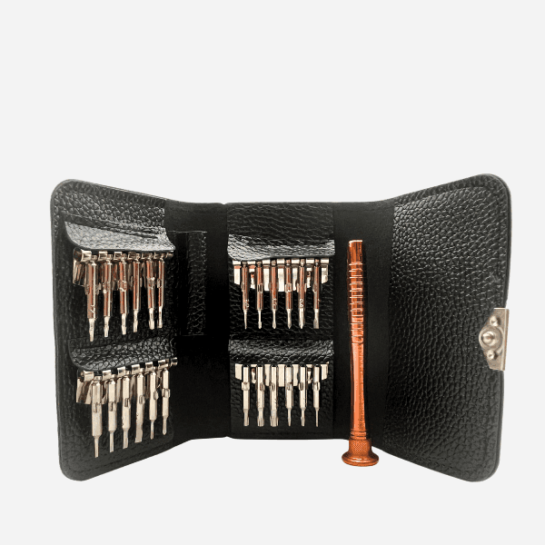 Kit De Herramientas De Precisión 25 En 1 Con Estuche Para Reparación Electrónica KITPER25EN1