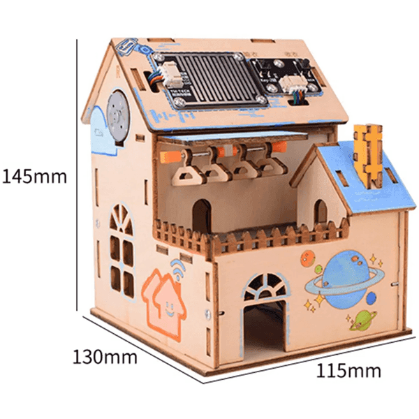 Proyecto Stem Con Gancho De Ropa Y Sensor De Lluvia Para Activación Automática KIT-CASA