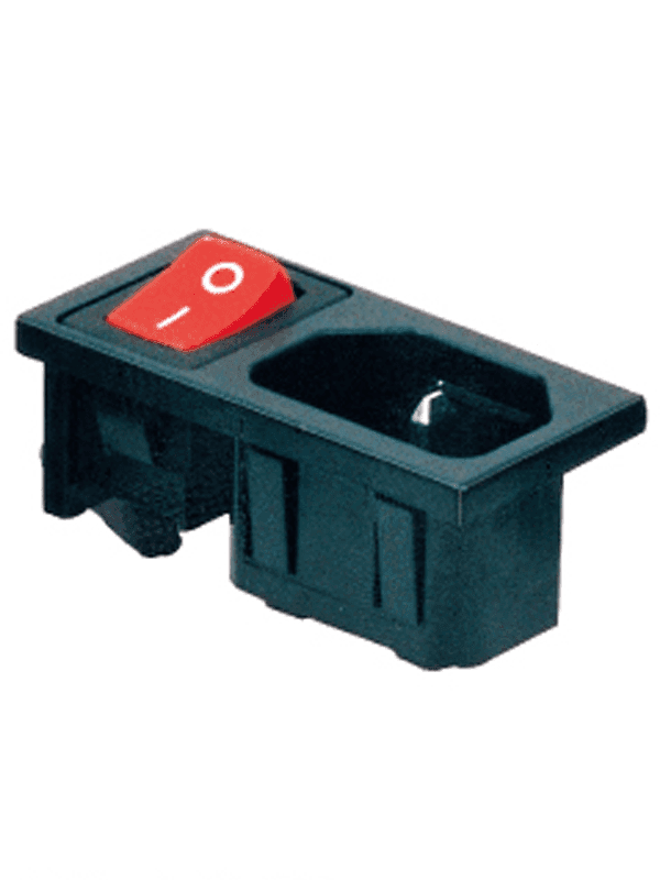 Conector IEC C14 con Interruptor ON/OFF, 10A 250V CE KS101CS