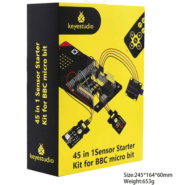 Kit Avanzado de Microbit con 45 Sensores KITMICROBIT-45