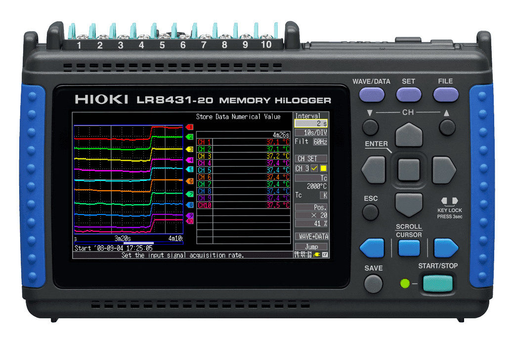 Registrador Digital de Temperatura Hioki LR8431-20PRO