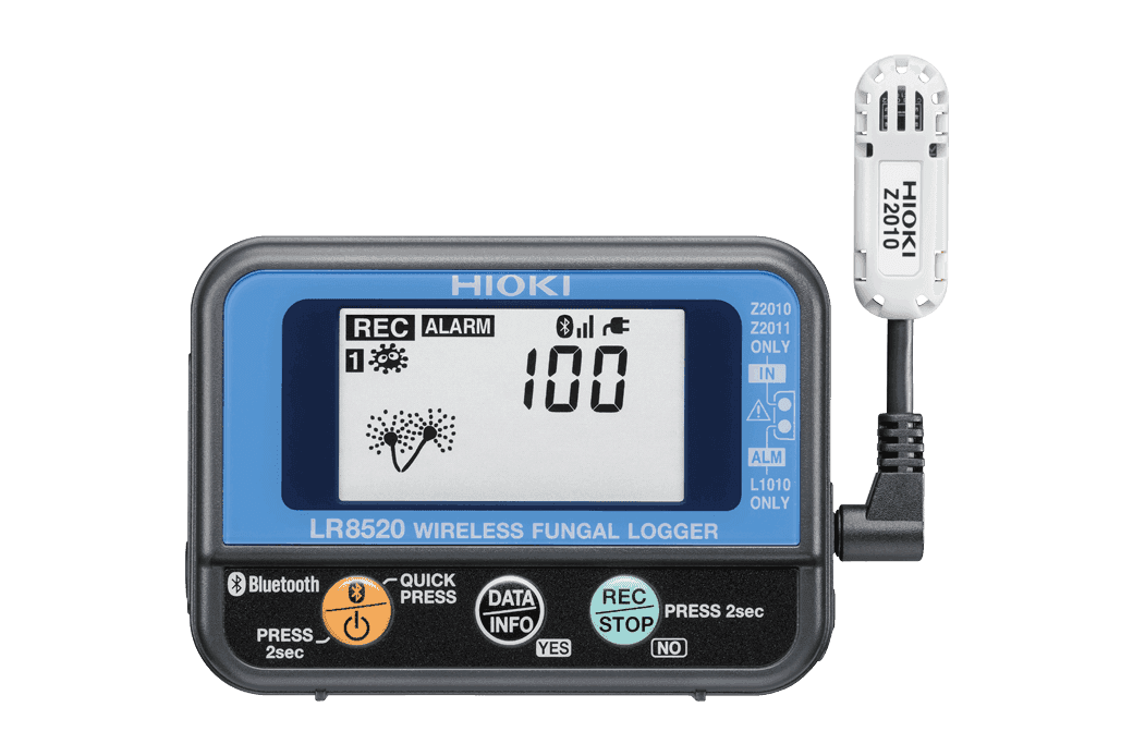 Registrador Inalámbrico de Hongos Hioki LR8520