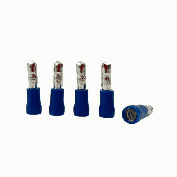 Terminal Bala Macho Aislada Awg16-14 Azul Mpd2-156 MPD2-156