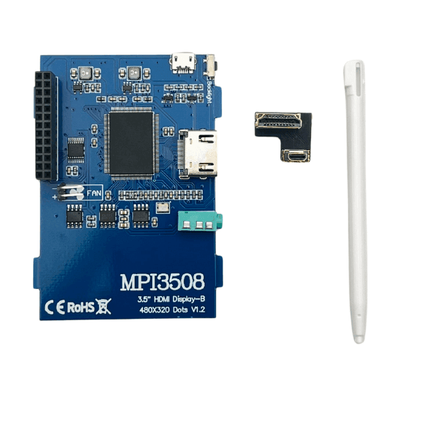 Pantalla Touch Mpi3508 Usb De 3.5 Pulgadas Compatible Con Raspberry Pi Y Resolución Hd MPI3508