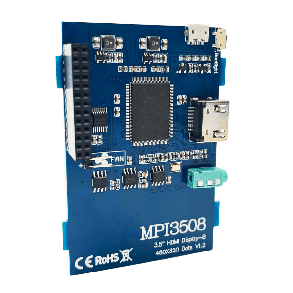 Pantalla Touch Mpi3508 Usb De 3.5 Pulgadas Compatible Con Raspberry Pi Y Resolución Hd MPI3508
