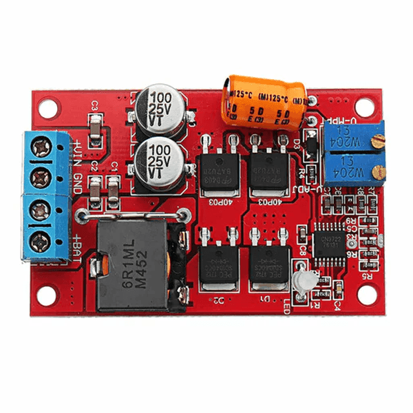 Controlador Mppt De 5A Para Paneles Solares Con Gestión Automática De Carga MPPT5A