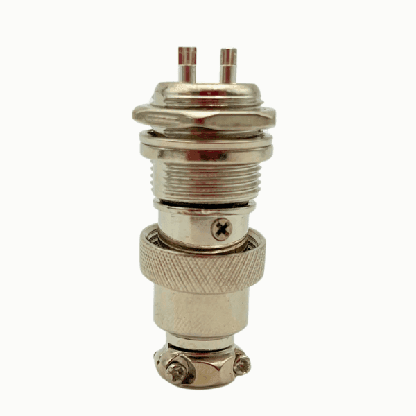 Conector Chasis Macho Y Hembra Aero 2P Gx16-2P MRM2MH