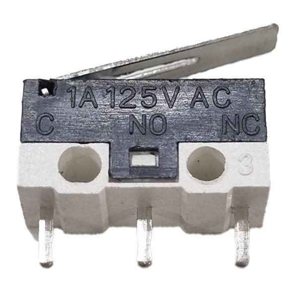 Microinterruptor subminiatura SPDT 1A 125Vac NO/NC 3 pines MS43