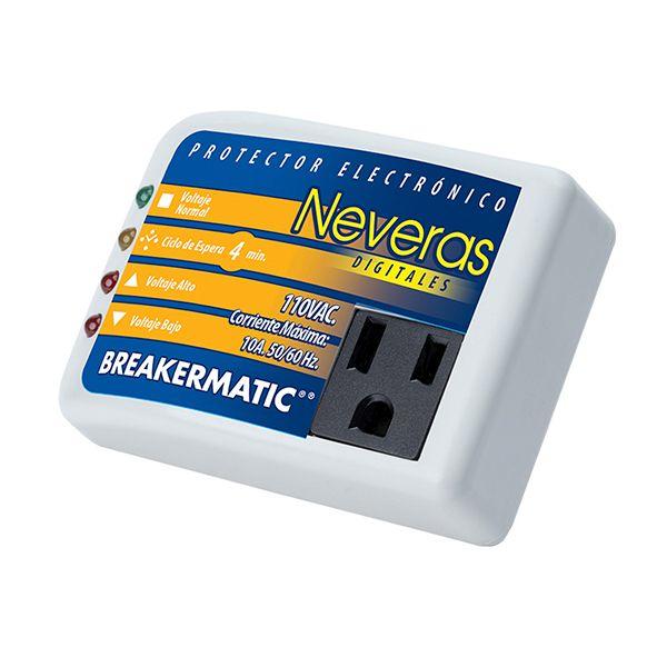 Protector Electrónico de Voltaje para Neveras Digitales BREAKERMATIC PME110ETR
