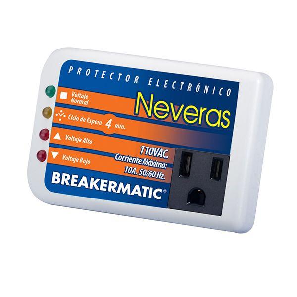 Protector Electrónico de Voltaje para Neveras Convencionales BREAKERMATIC PME110TR