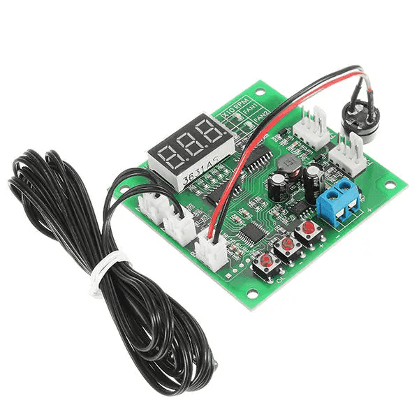 Controlador Pwm Para Ventilador De 4 Hilos Con Visualización De Temperatura Y Velocidad PWMTEMP
