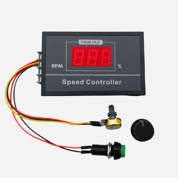 Controlador Pwm De 30A Con Pantalla Digital Para Ajuste De Velocidad En Motores Dc PWM30ADISP
