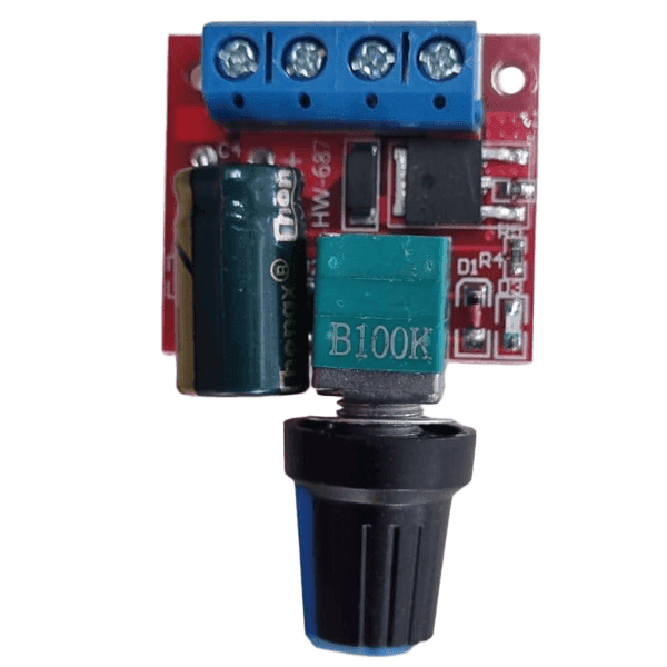 Controlador Pwm De 5A Compacto Con Entrada De 5V A 35V Y Ajuste De Potencia PWM5A