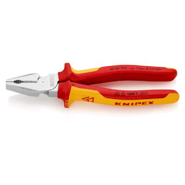 Alicate Universal Aislado de Fuerza 200 mm KNIPEX 0206200