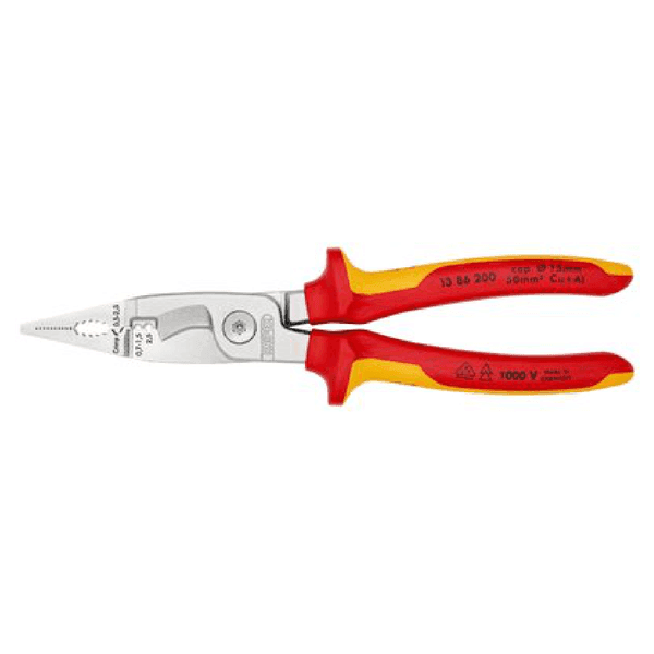 Alicate para Instalaciones Eléctricas 200 mm KNIPEX 1386200