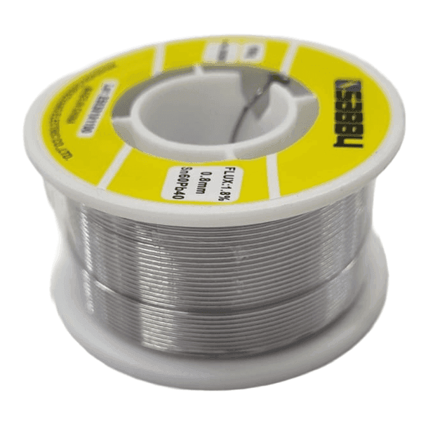 Soldadura 0.8mm Czelec x 100g con flux Sn60Pb40 SFC100g