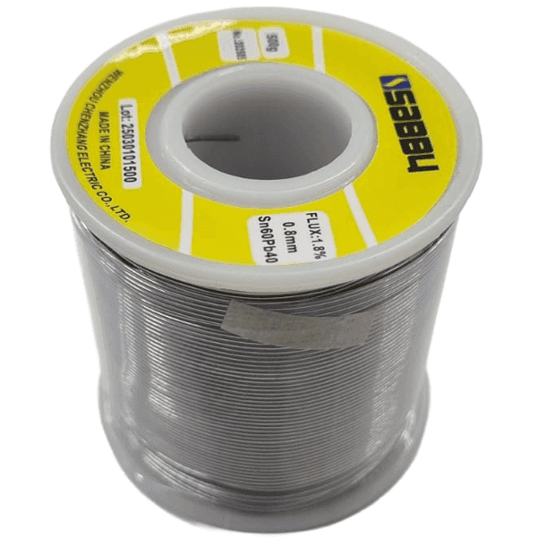 Soldadura 0.8mm Czelec x 500g con flux Sn60Pb40 SFC1LB