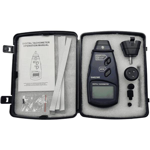 Tacómetro Óptico Con/Sin Contacto SM6236E