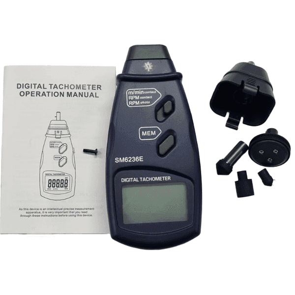 Tacómetro Óptico Con/Sin Contacto SM6236E