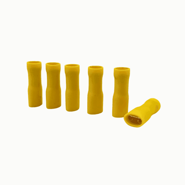Terminal Faston Hembra Aislada Completa Awg12-10 Amarilla FDFD5-250 TAFCA