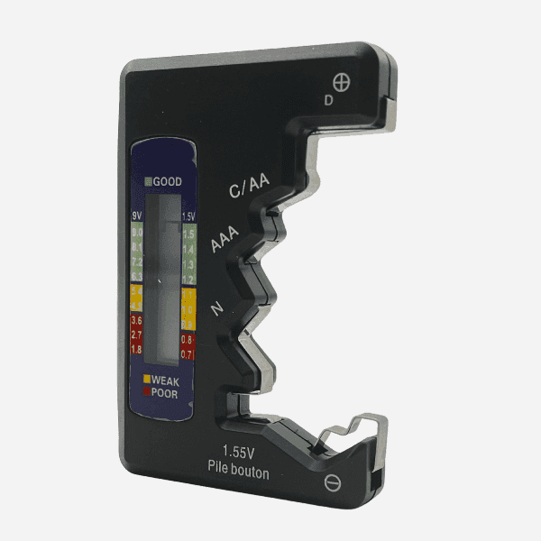 Tester Digital BT 886 Para Medir Nivel De Carga En Baterías Tipo AA AAA C D 9V TESTERP
