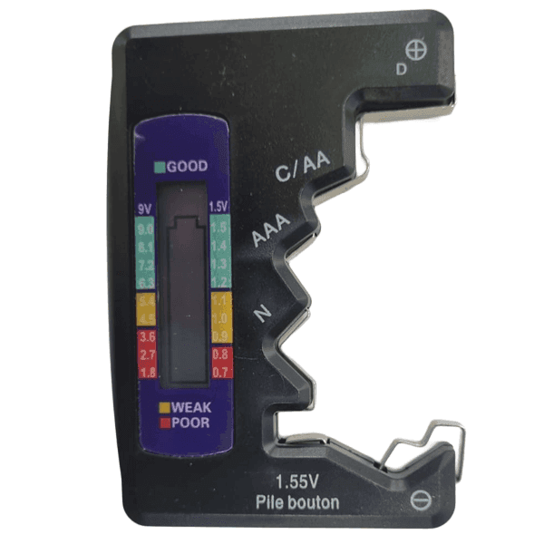 Tester Digital BT 886 Para Medir Nivel De Carga En Baterías Tipo AA AAA C D 9V TESTERP