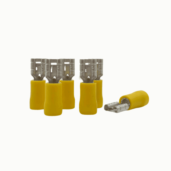 Terminal Faston Hembra Aislada Awg12-10 Amarillo Fdd5-250 TFHA