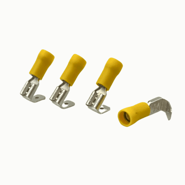Terminal Faston Hembra Macho Aislada Awg12-10 Amarillo Pbdd5-250 TFHMA