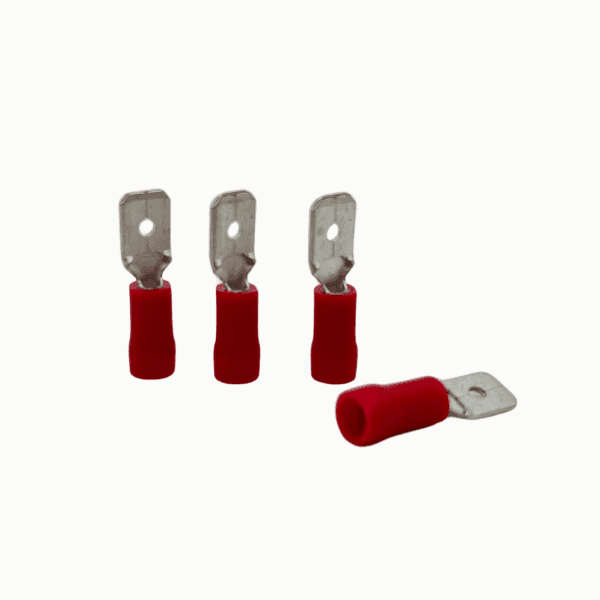 Terminal Faston Macho Aislada Awg22-16 Roja Mdd1-250 TFMR