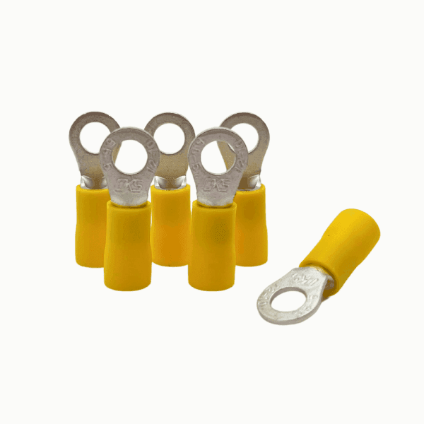 Terminal Aislada Ojo 5mm Awg 12-10 Amarillo TRV5-5S