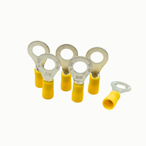 Terminal Aislada Ojo 8mm Awg 12-10 Amarillo TRV5-8
