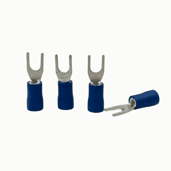Terminal En U Diametro 4mm Aislada Awg16-14 Azul TSV2-4S