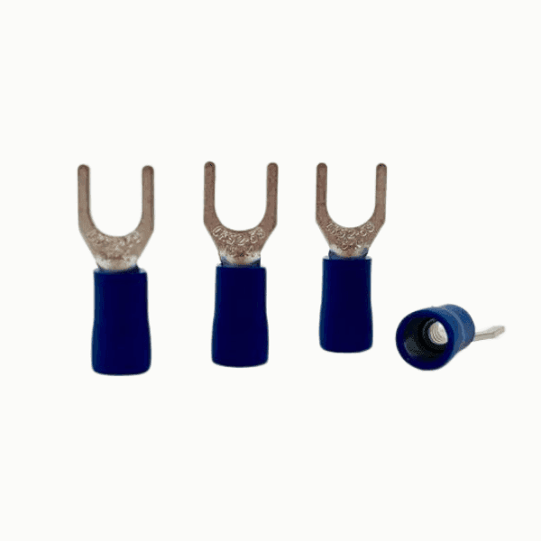 Terminal En U Diametro 5mm Aislada Awg16-14 Azul TSV2-5S
