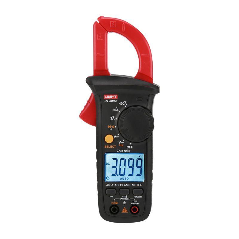 Pinza Amperimétrica 400A 600V Uni-Trend UT200A+ 