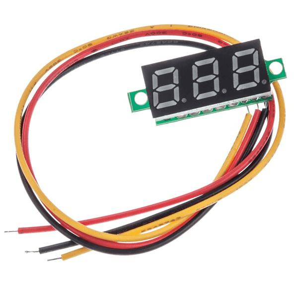 Voltímetro Digital 0.28 Pulgadas Para Lectura De Voltaje Entre 0V Y 100V VD100DC