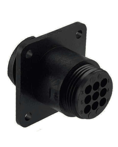 Conector Circular Hembra De 9 Pines A1303