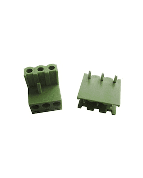 Juego De Bornera Hembra Macho De Empalme 3 Pin BIHM3
