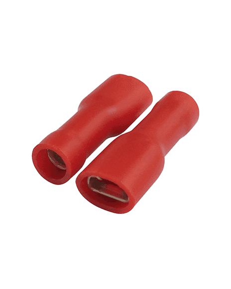 Terminal Hembra Aislada Plana Tipo Faston De 5mm Calibre 22-18Awg BM192