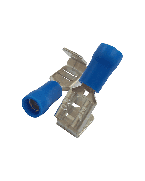 Terminal Hembra y Macho Plana Tipo Faston De 6.3mm Calibre 16-14Awg BM298
