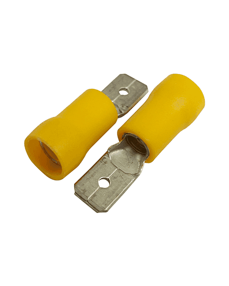 Terminal Macho Plana Tipo Faston De 6.3mm Calibre 12-10Awg BM380