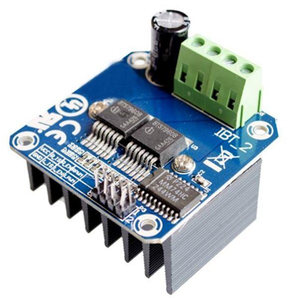 Driver De Motor BTS7960 Con Puente H Dual Compatible Con Motores DC Y Paso A Paso BTS7960