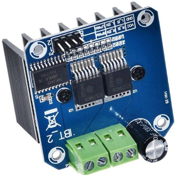 Driver De Motor BTS7960 Con Puente H Dual Compatible Con Motores DC Y Paso A Paso BTS7960