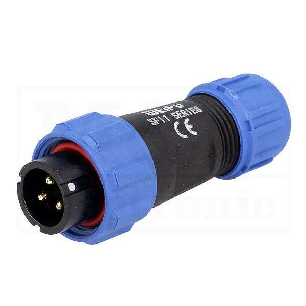 CA11-3M Mini conector aéreo macho SP11 IP68