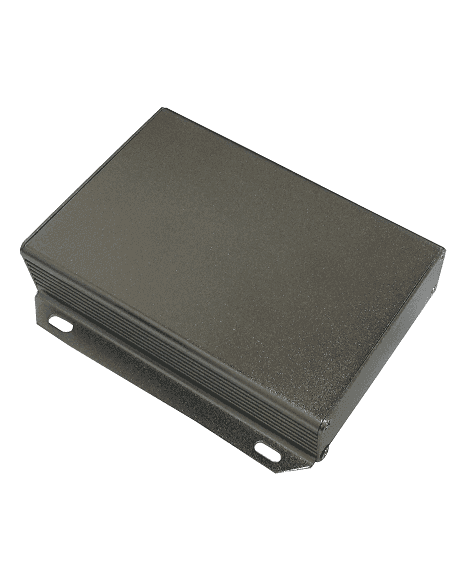 Caja de Aluminio 120mm X 82mm X 28mm con Aletas CA3A