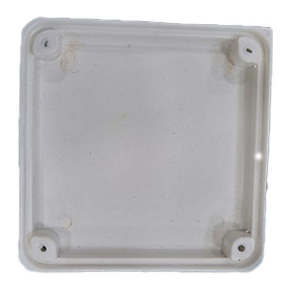 Caja de derivación plástica blanca de 10X10X5cm CAJAD
