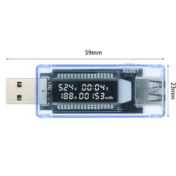 Tester De Puertos Usb Voltaje y Corriente CARGMOB
