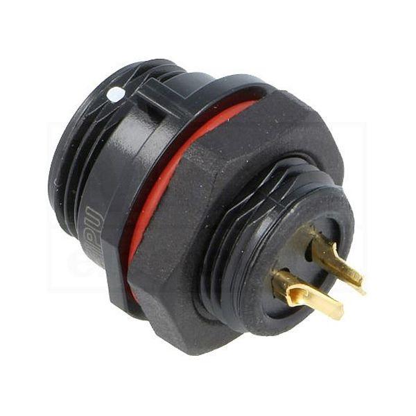 Conector Chasis Hembra 2 Pines SP11 IP68 CC11-2H 