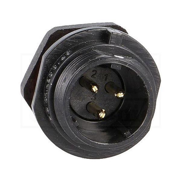 Conector Chasis Macho  3 Pines SP11 IP68 CC11-3M