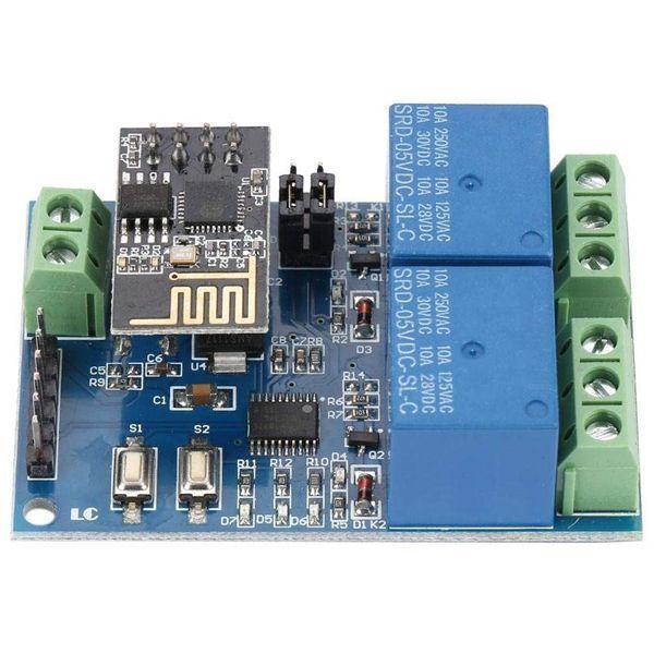 Módulo Relé 2 Canales para ESP8266 CIRF2WIFI 