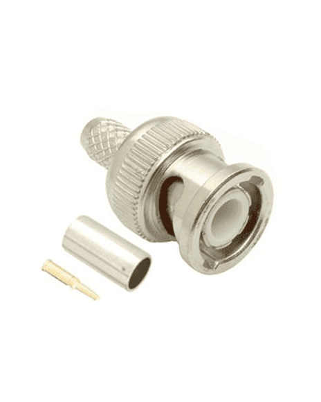 Conector Bnc Para Ponchar Macho Para Cable Rg6 Amphenol CN393A